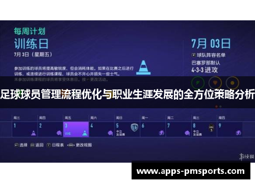 足球球员管理流程优化与职业生涯发展的全方位策略分析
